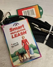 Yuppie Puppy Smart Reflective Leash Multi Functional 3/4" Leash 4.5 To 6.5 Ft