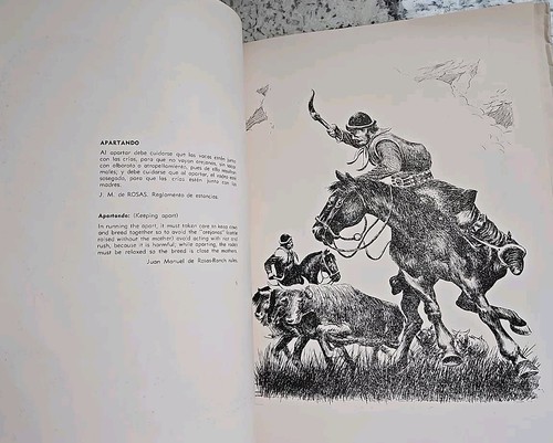 Gaucho Illustrations By Arbio 32 Pages Of Vintage Art Prints Bilingual - Picture 6 of 13
