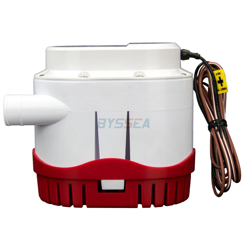 Pompa di sentina automatica barca pompa acqua marina 12 V 2000 GPH - Immagine 2 di 4