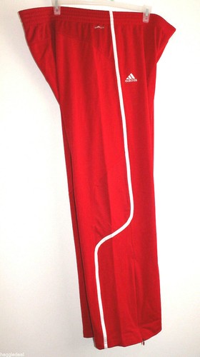 ADIDAS BASKETBALL PRO TEAM PANTS PERFORMANCE ACTIVE BOTTOM WOMEN 3XLT RED - Picture 2 of 5