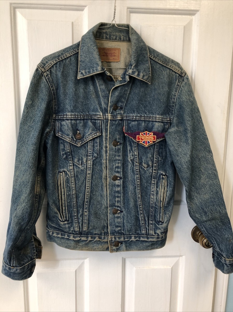 Levi's Vintage 80s Denim Jacket Made In USA Size 36R Made In The