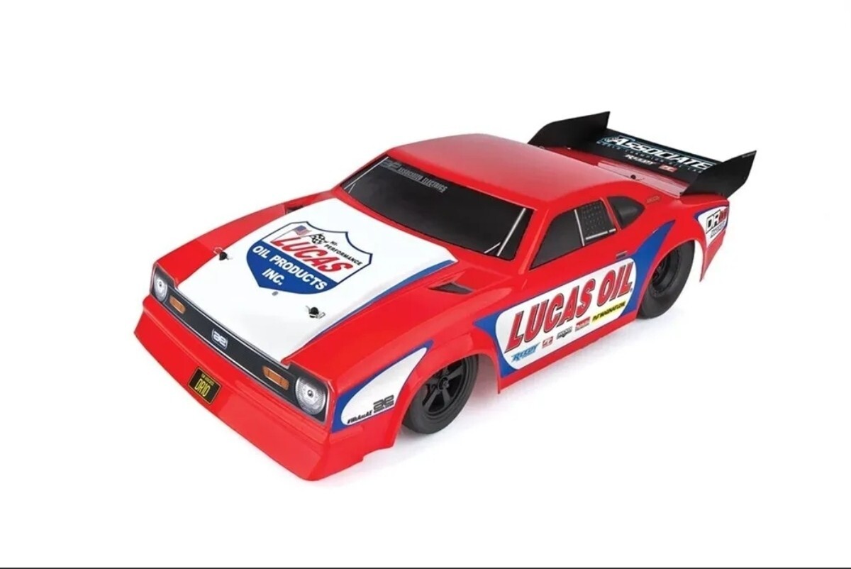 NEW TEAM ASSOCIATED DR10 LUCAS OIL Drag Race Car BODY 1/10 rc car 