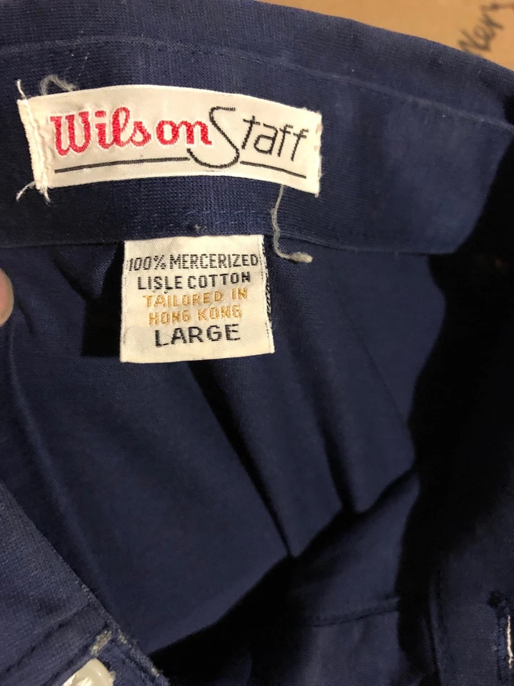 Polo Wilson Staff Para Hombre Grande - De Colección Azul Marino Foto 3 de 3