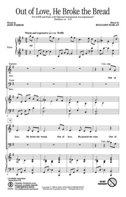 Out of Love, He Broke the Bread Brookfield Choral Series SATB Ben
