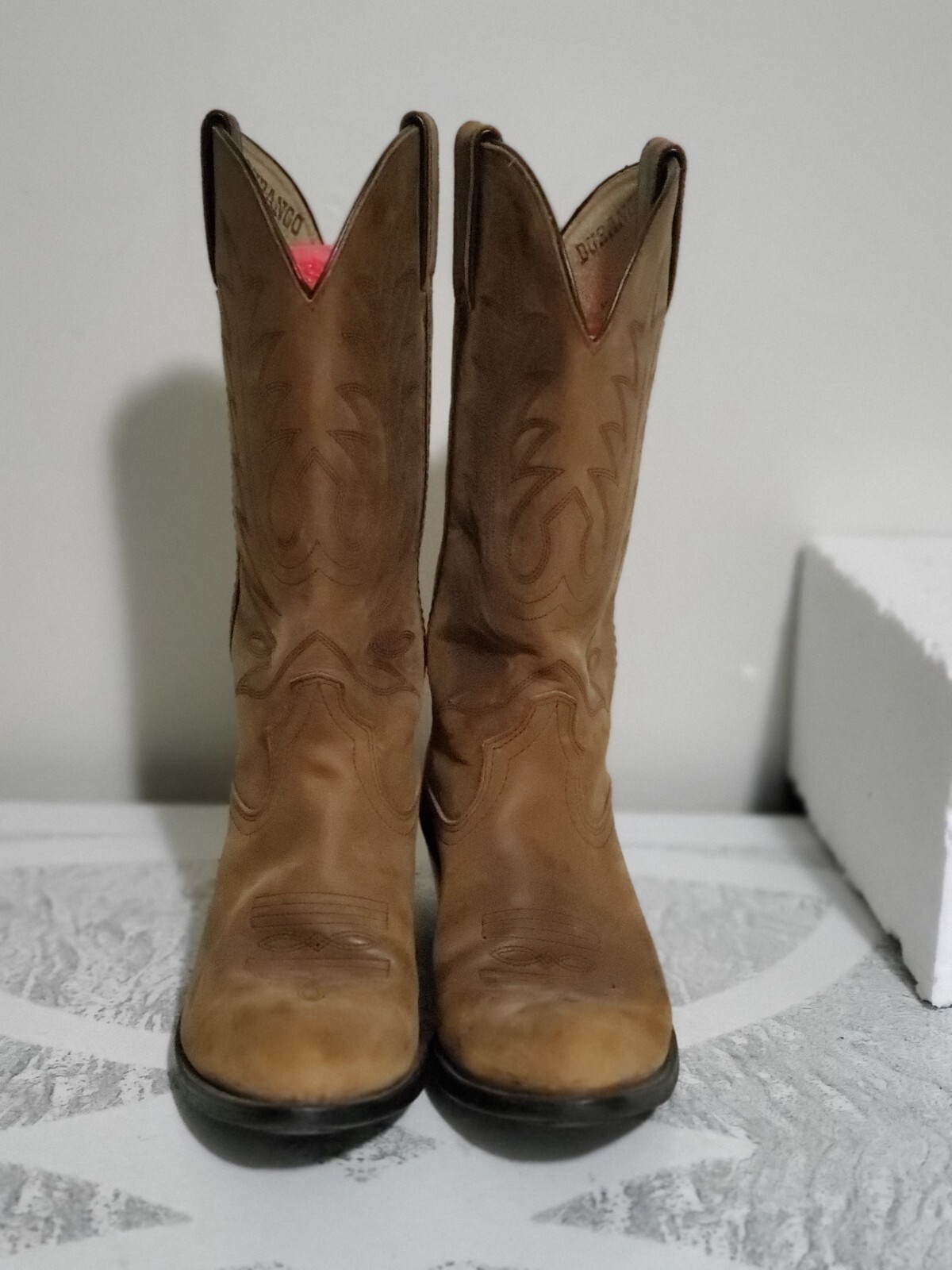 DURANGO CLASSIC TAN WESTERN COWGIRL BOOTS WOM SIZE 6.… Gem