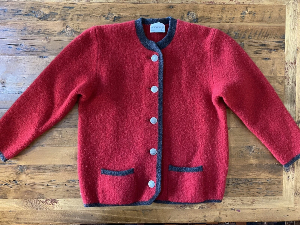 Ebay red shop cardigan