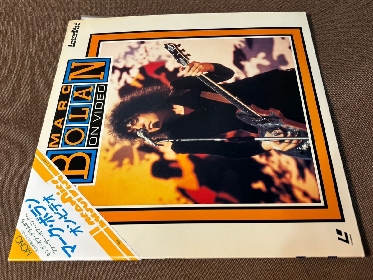 Marc Bolan On Video JAPAN Laser Disc LD SM058-0073 TRIANGLE OBI +