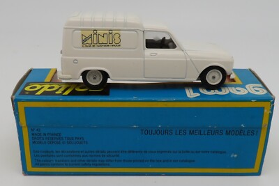 a SOLIDO MADE FRANCE 1976 RENAULT 4 F4 FOURGONNETTE POSTES PTT POSTE 1/43 42Aa