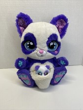 Peek-A-Roo Interactive Plush Panda and Baby, Talks Moves. Works Complete Toy