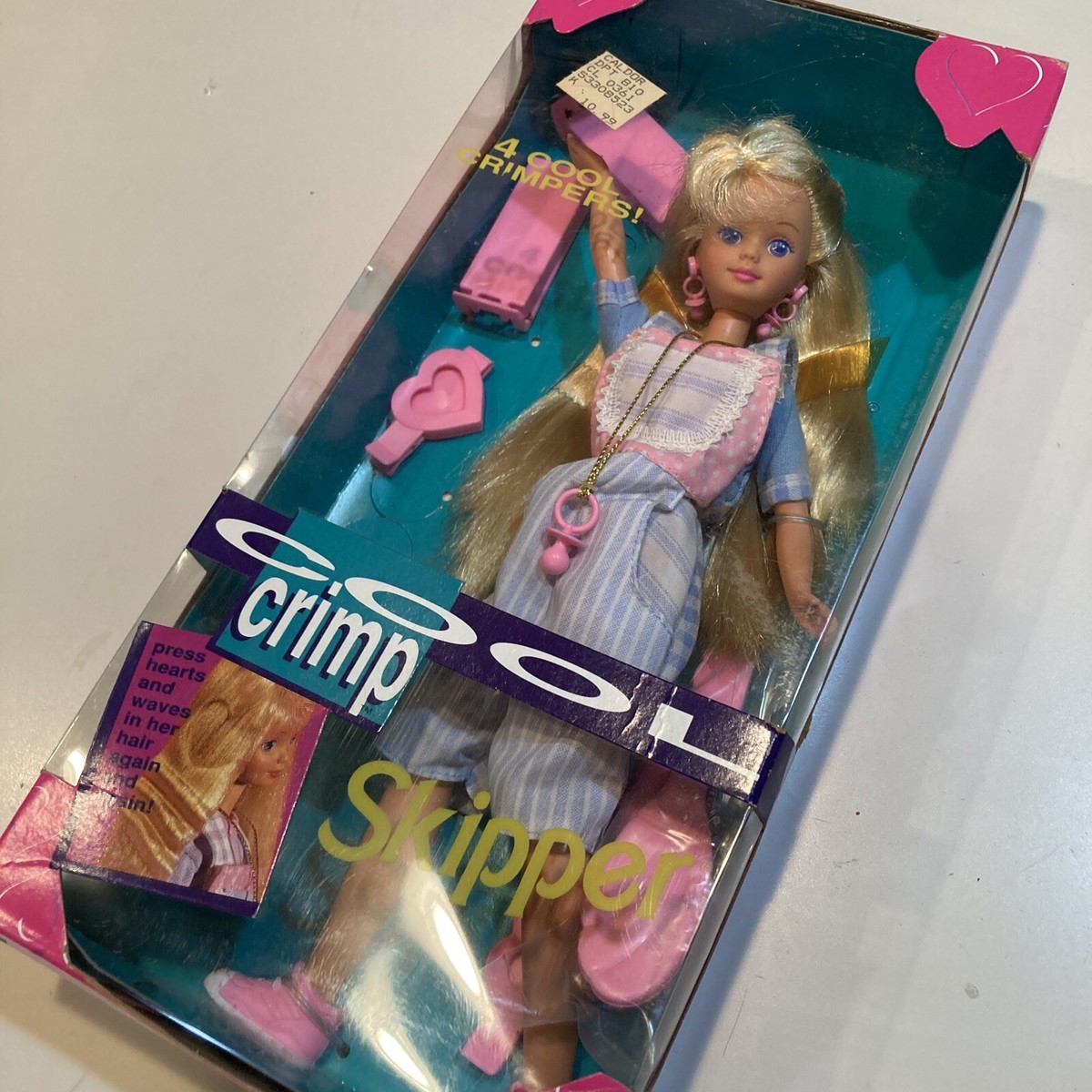 Vintage Barbie Cool Crimp Skipper Doll w Long Hair Mattel 11179