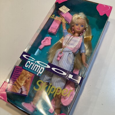 Vintage Barbie Cool Crimp Skipper Doll w Long Hair Mattel 11179