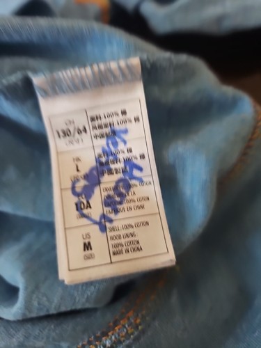 Disney Parks Kids Retro Walt Disney World Hoodie Pullover Sweatshirt Size Med - Picture 7 of 7