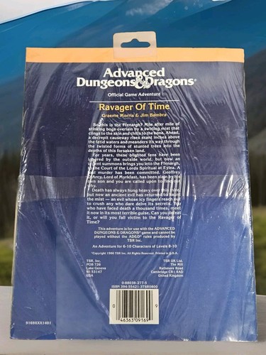 RAVAGER OF TIME ADVANCED DUNGEONS AND DRAGONS SIGILLATO IN FABBRICA VINTAGE 1986 AD&D TSR - Foto 6 di 10