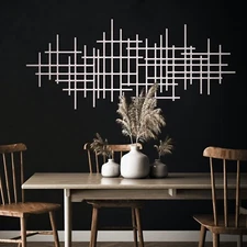 Modern Luxury Style Metal Wall Art, Unique Metal Wall Decor, Abstract Art