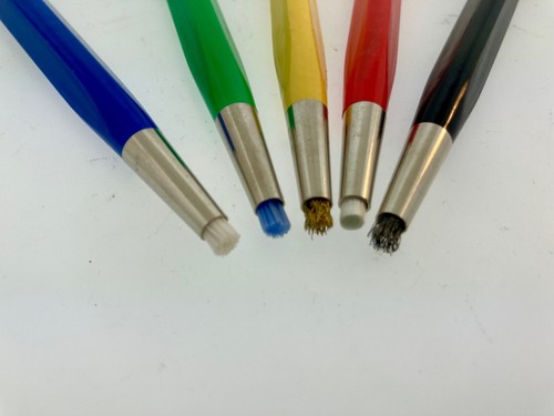 5-teiliges Stift-Stil Kratzbürste Set zum Polieren Reinigung - Bild 3 von 5