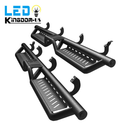 Drop Running Boards For 2022-2025 Toyota Tundra CrewMax Cab Two-Stair Nerf Bars