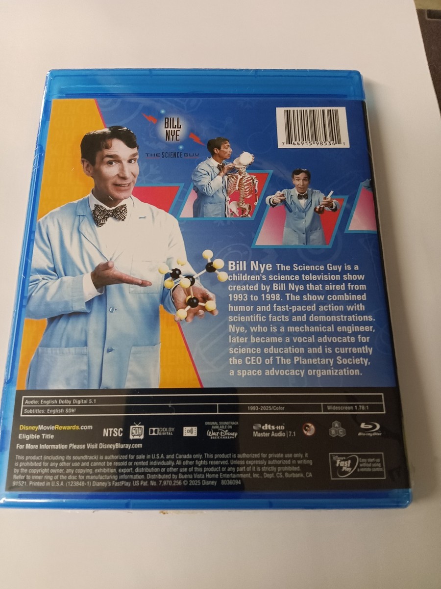 Bill Nye The Science Guy Complete Series Blu-ray Brand New Sealed