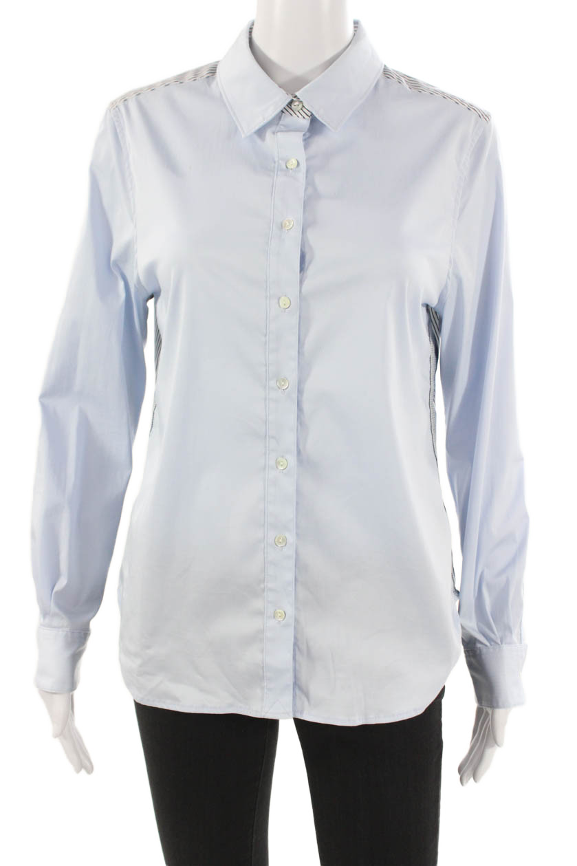 JED Women Basic Button-Up Cotton Collared Long Sl… - image 1
