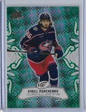 2024-25 Upper Deck ICE -Kirill Marchenko #31 Emerald Green Columbus Blue Jackets