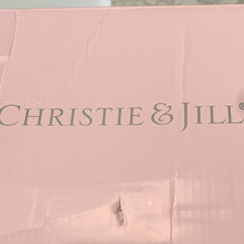 Christie & Jill Girls White Mary Jane Dress Shoes w/ Flower, Communion