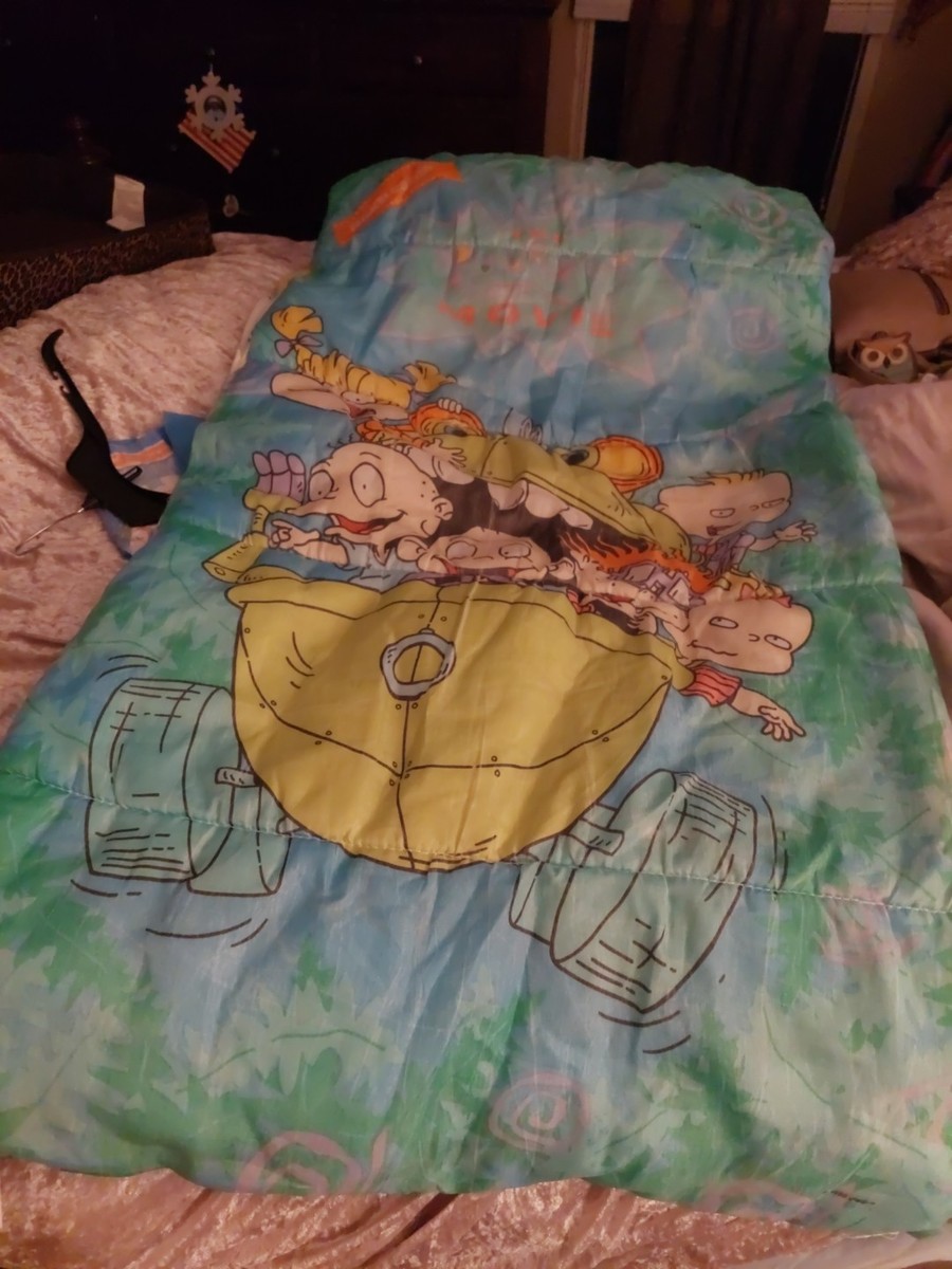 Nickelodeon The Rugrats Movie Sleeping Bag VTG '98 Viacom Retro