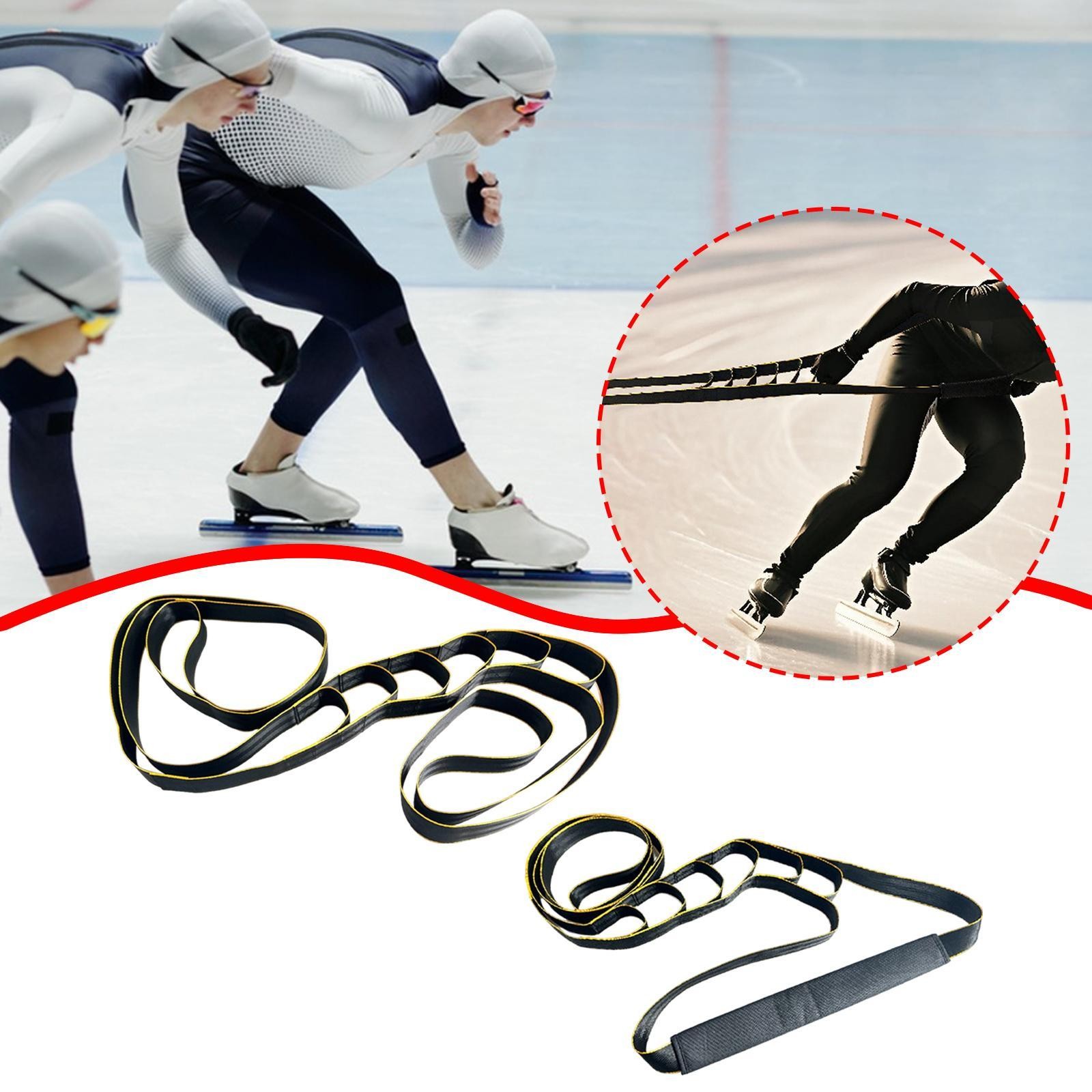 Cinta de patinaje cinta de resistencia correa de entrenamiento cinta curva flexible ligera