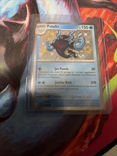 Carta Pokémon TCG Palafin Shiny Rara, Destino Paldeo 124/091