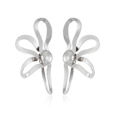 Large Hollow Flower Dangle Drop Stud Earrings for Women Simple Floral Statement