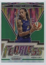 2021 Panini Prizm WNBA Fearless Green Prizm Brittney Griner #14 05k6
