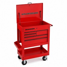 30 5 Drawer Mechanics Cart Rolling Tool Chest Garage Storage Workstation