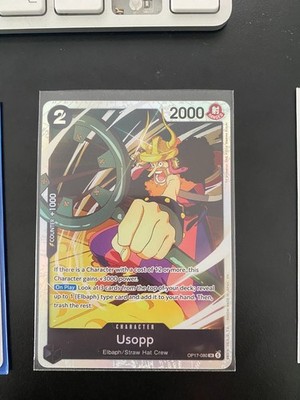 One Piece Usopp (OP17-080) SR - neu frisch vom Release Event