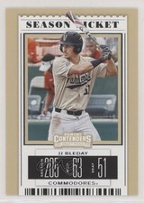 2019 Panini Contenders Draft Picks JJ Bleday (Gold Jersey) #10 c8a