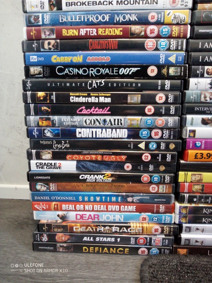 DVD Multi Listing No Case GC Horror Drama Comedy Action TV Romance Sci Fi Film - Image 4 of 4