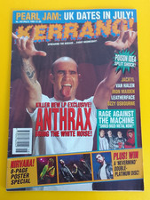 Kerrang! No.442 May 8 1993-Nirvana Posters, Antrhax, Pearl Jam, Poison Idea
