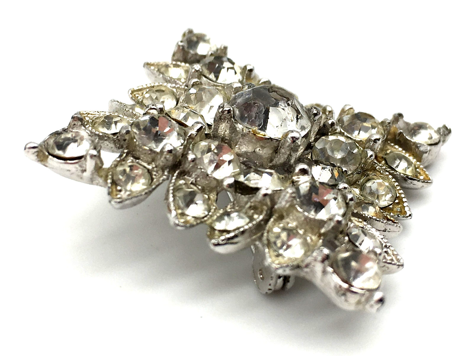 Vintage 1950's Henry Bogoff Signed Clear Rhinesto… - image 4