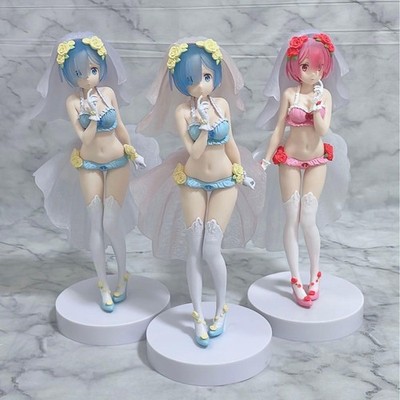 Re:ZERO Figure Rem Ram Set Lot of 3