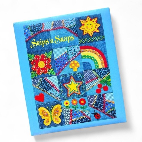 Vintage Hallmark Snips ‘n Snaps Patchwork Hippie Scrapbook Picture Book