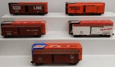 Kmt O Gauge Vintage Assorted Freight Cars 100011 49812 1143 61122 5box