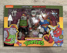 Nickelodeon NECA Teenage Mutant Ninja Turtles Dirtbag & Groundchuck 2-Pack Boxed
