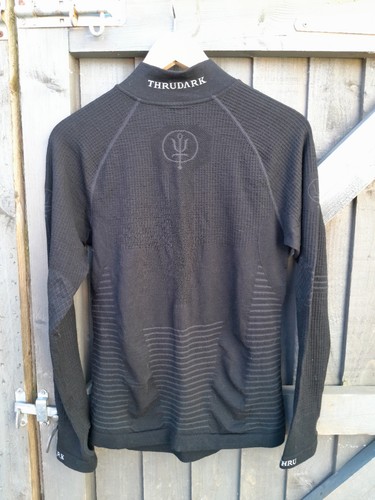 Thrudark Womens Base Layer Black Size Medium Large Stealth Seamless - Picture 2 of 6