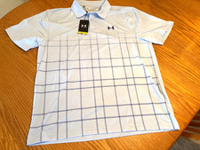 Under Armour Men's Loose fit UPF 40 Polo Performance Golf Tee Size XL