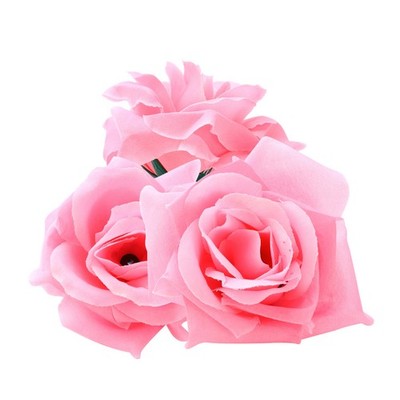  20pcs künstliche geschwungene Krempe Rose Flower Craft Home Hochzeit