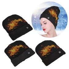 USB Rechargeable Heating Hat Winter Outdoor Warm Fast Heating Breathable Hat