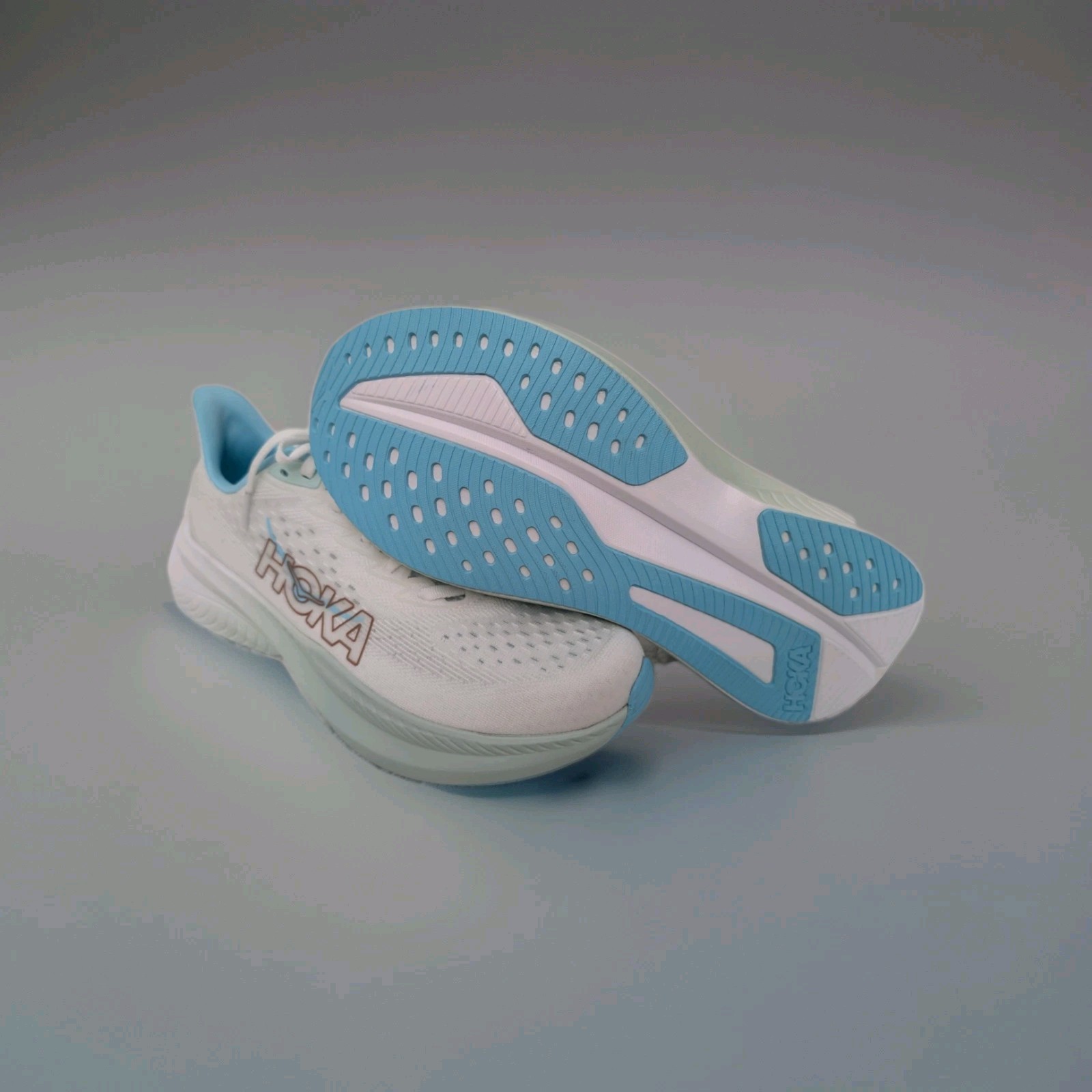 Hoka One One Womens Mach 6 1147810 FTRS White Running Shoes Sneakers Size 8.5 B thumbnail 12