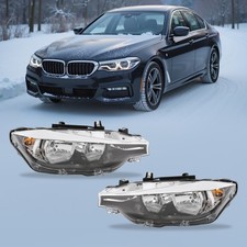 For 2016-2018 BMW 3 Series 320i 340i 330i Halogen Right+Left Side Headlight Pair