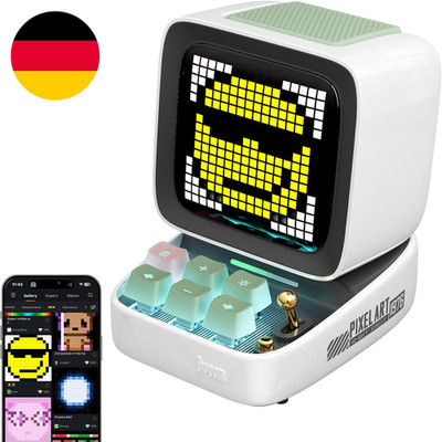 Divoom Ditoo Multifunctional Pixel Art LED Tragbarer Bluetooth Lautsprecher, 256