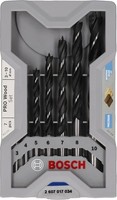 Bosch 7X Pro Wood Holzspiralbohrer-Set (Ø 3,0, 4,0, 5,0, 6,0, 7,0, 8,0, 10,0 Mm)