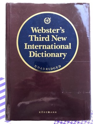 WEBSTER'S THIRD NEW INTERNATIONAL DICTIONARY - Unabridged - Könemann