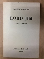 Libro - CONRAD Joseph - LORD JIM. VOLUME PRIMO.