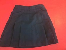 Nautica Girls School Size 14 Navy Blue Pleated Skort School Uniform Scooter
